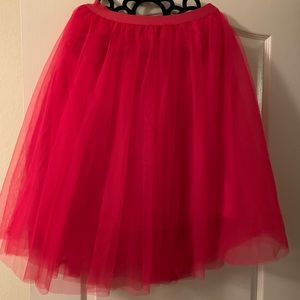 Hot Pink Ballerina Tulle Skirt